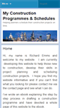 Mobile Screenshot of myconstructionprogrammes.com